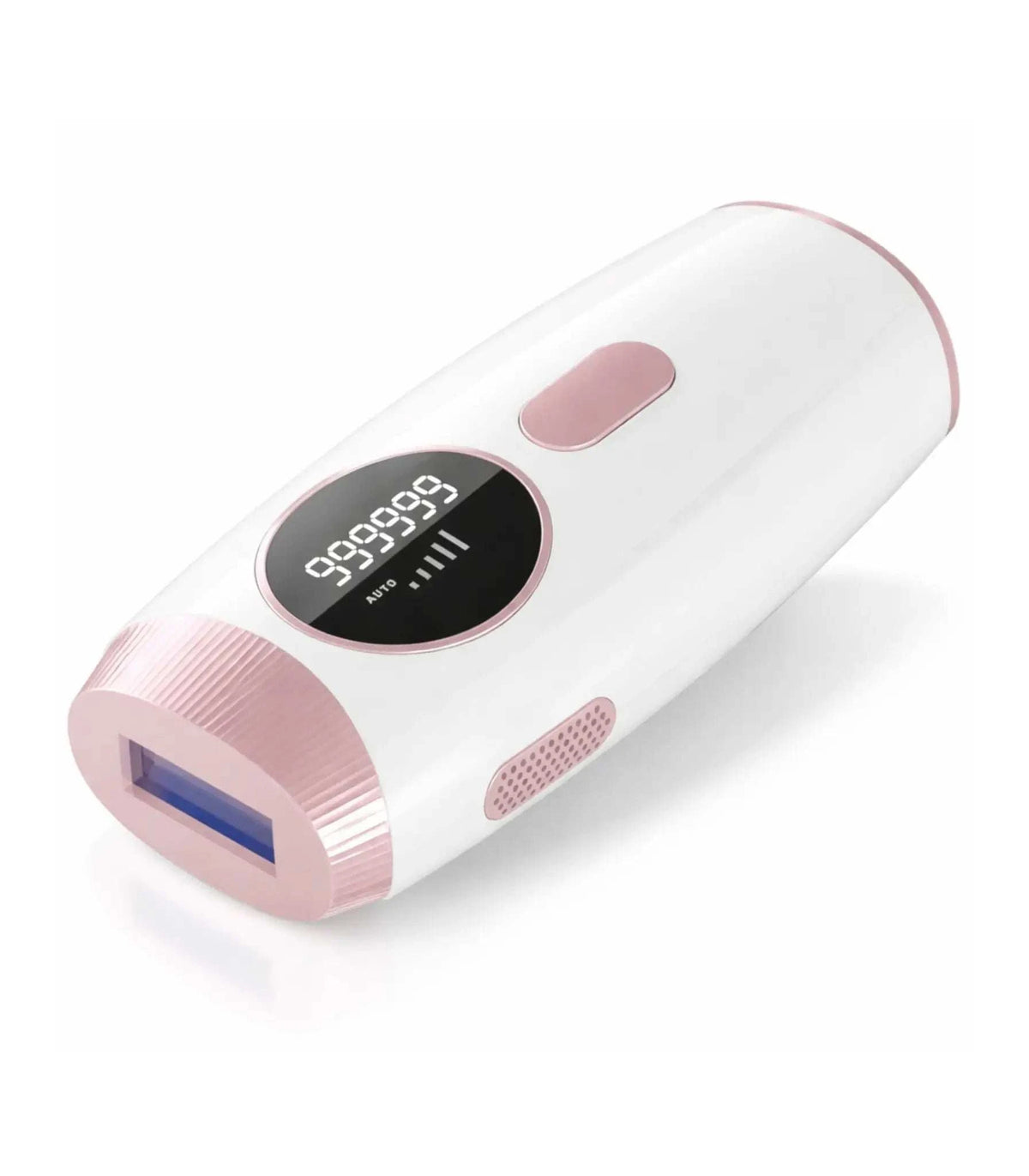 Handheld IPL laser hair removal device with LCD display and adjustable settings for women and men at home