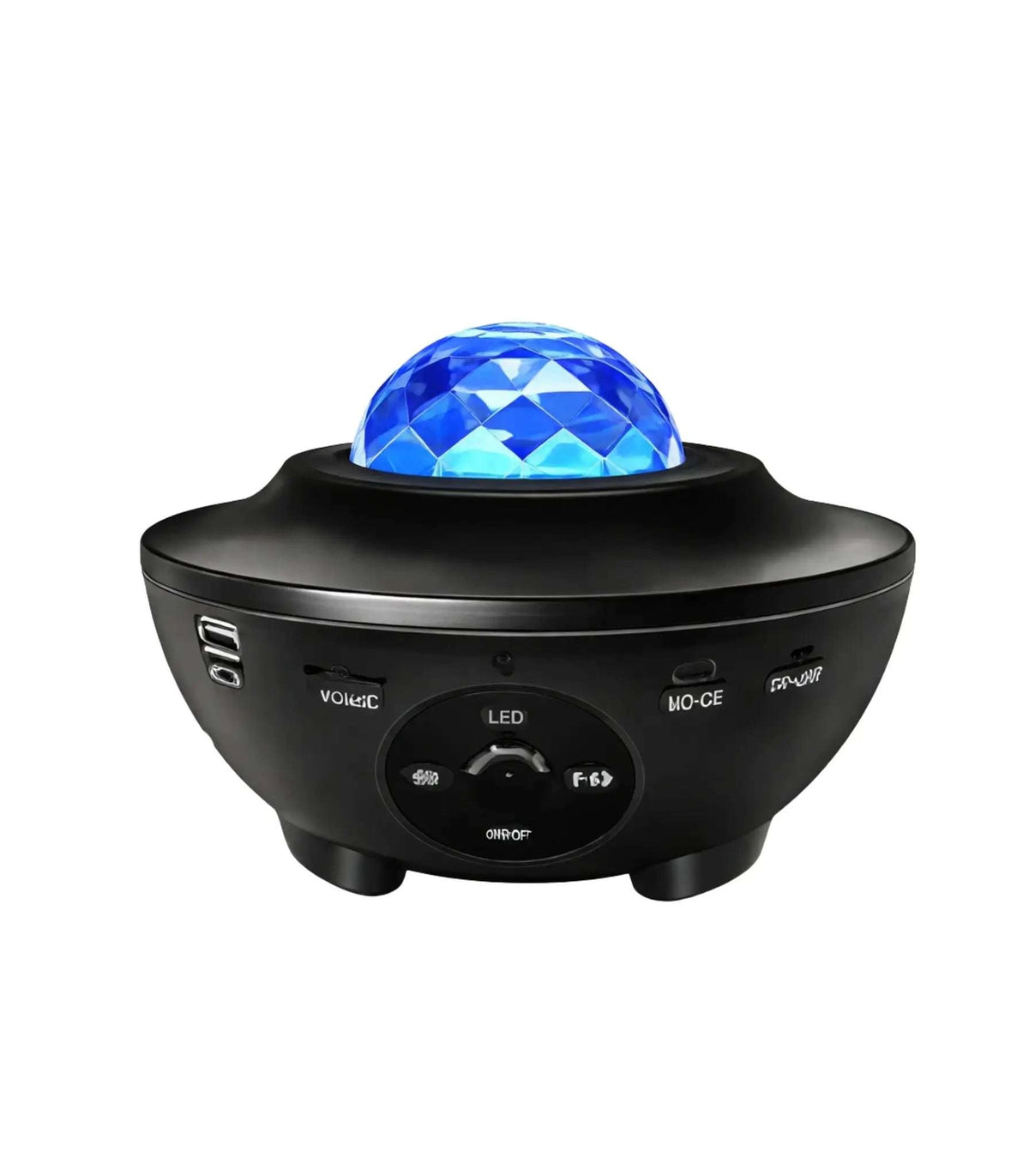 Galaxy ocean light projector displaying colorful starry night and nebula lighting effects in a dark room