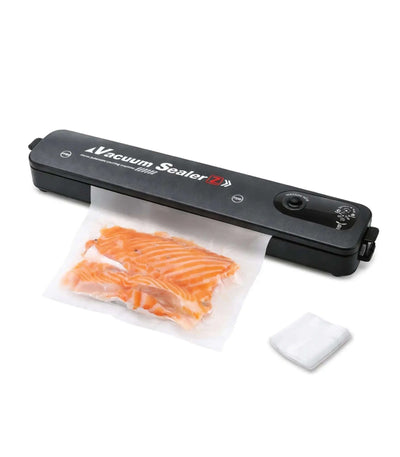 Compact food vacuum sealer on countertop for home kitchen storage and bag sealing
