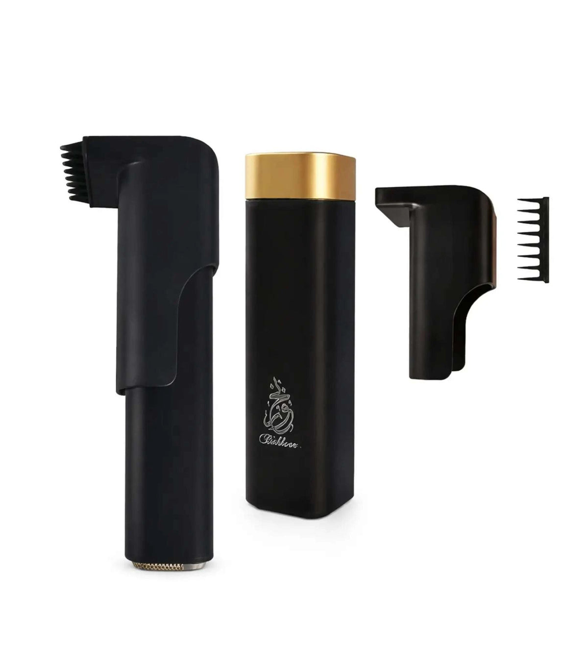 Sleek portable electronic incense burner with slim metal body for home and office fragrance use