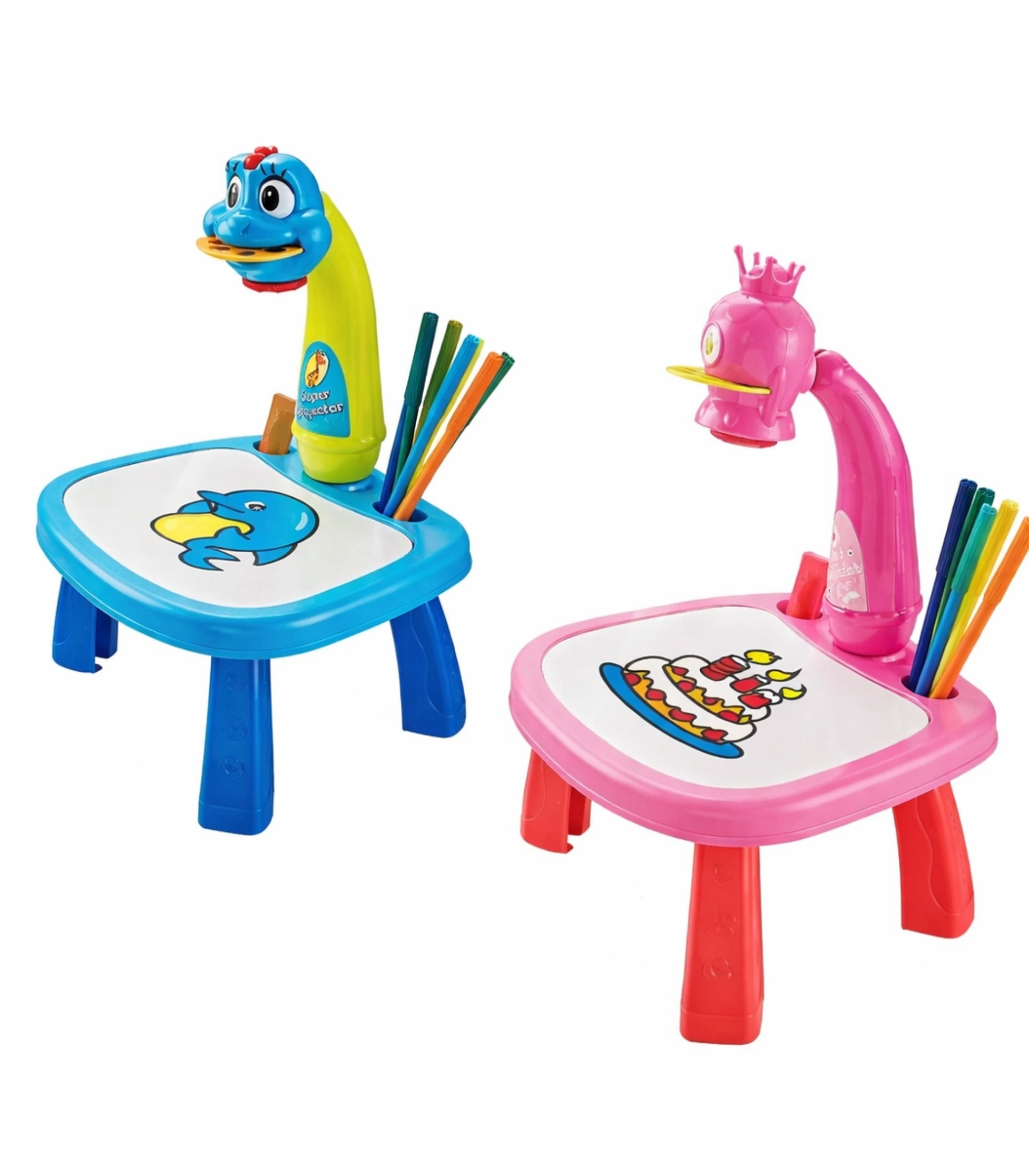 LED Projector Art Painting Table for Kids