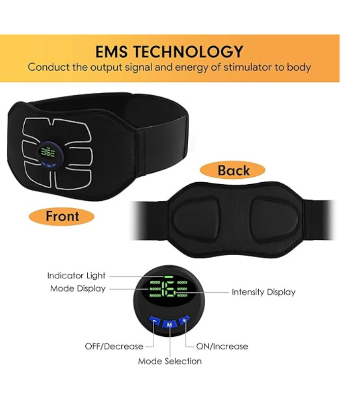 Abdominal Toning Belt Workout, ABS Stimulator